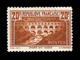 N°262B - 20F Pont Du Gard - Dent. 11 - Signé Brun - TB - Neufs