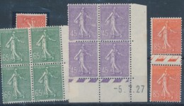 N°197 - Bloc De 4 - Coin Daté + N°203, 204 X2, 234 Bloc De 4 - TB - Neufs