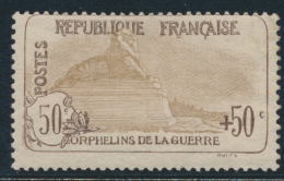 N°153 - 50c+50c - Décentré - Sinon TB - Unused Stamps