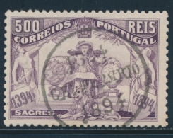 N°107 - 500r Violet S/gris - TB - Used Stamps