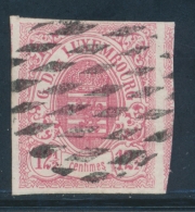 N°7 - 12½ C Rose - Obl Rare - TB - 1859-1880 Wappen & Heraldik