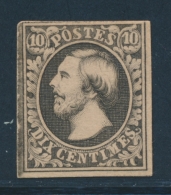 N°1 - Epreuve En Carton Ds La Couleur - TB - 1852 Guillaume III