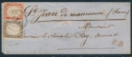 N°11, 13 - Obl. CIANZO - 30/9/1860 - Pr St Jean De Maurienne - TB - Sardaigne