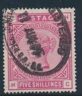 N°87 - 5s Rose - TB - Used Stamps