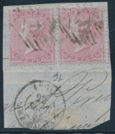 N°16 - En Paire - 1 Ex Dents Courtes - B/TB - Used Stamps