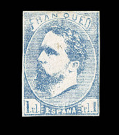 N°1a - Sans Tilde - Gomme Partielle - TB - Carlistas