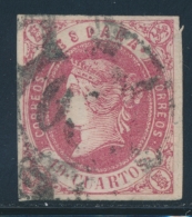 N°56 - 19c Rose S/gris - Signé Calves - TB - Used Stamps