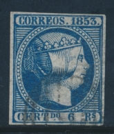 N°21 - 6r. Bleu - TB - Oblitérés