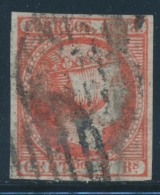 N°19 - 2r Vermillon - Petite Restauration - Asp. TB - Signé Galvez - Used Stamps