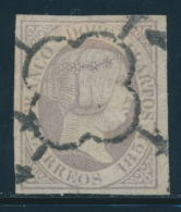 N°7 - 12c Gris Lilas - Signé CEM De Madrid - TB - Used Stamps