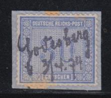 N°27 - Obl. Manuscrit - Gotesberg - 3/4/74 - Rousseur - Usati