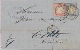 1+2g - Bremen- 2/5/75 + Cachet Entrée Bleu Allemagne Pag Paris - TB - Briefe U. Dokumente