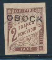 TIMBRES TAXE  N°17 - 2F Marron - Signé A. Brun/Roumet - TB - Other & Unclassified