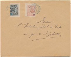 N°53a, 54a - Obl. Djibouti - Du 9/11/1901 - TB - Other & Unclassified