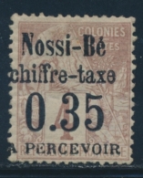 TIMBRES TAXE  N°4 - 0,35 S/4c - Signé A. Brun - TB - Autres & Non Classés