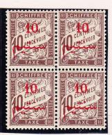 TIMBRES TAXE N°11 - Bloc De 4 - TB - Vide