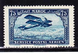 POSTE AERIENNE N°4 - 75c Bleu - TB - Vide