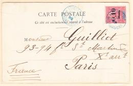 N°53 (II) Obl. Tamatau 5/11/1902 (mois Inversé) - Cachet (B) - Pr Paris - TB - Other & Unclassified