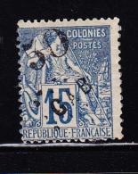 N°4 - 50 S/15c Bleu - Forte Charn. - TB - Other & Unclassified