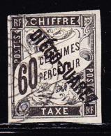 TIMBRES TAXE  N°12 - 60c Noir - Certificat Scheller - TB - Autres & Non Classés