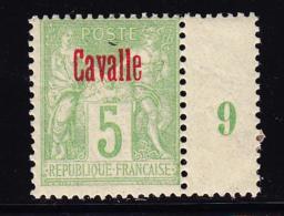 N°2 - 5c Vert Jaune - Mill. 9 - TB - Other & Unclassified
