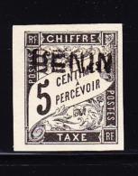TIMBRES TAXE N°1 - 5c Noir - Signé - TB - Other & Unclassified