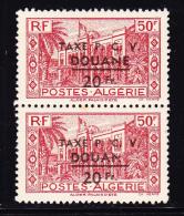 TIMBRES TAXE N°27 - DOUANE Sans "E" - Tenant à Normal - TB - Vide