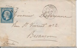 POSTE MARITIME  N°14A Obl PC 1896 - Cachet D'escadre De La Méditerrannée -9/04/55 - B/TB - 1849-1876: Période Classique