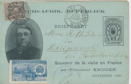 N°89 - Obl. Paris S/CP - Afrique Du Sud + Vignette Expo Univ. De 1900 - Souvenir Du Pdt KRUGER - B/TB - 1849-1876: Période Classique