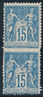 N°101 Paire Verticale - ND Au Milieu - B/TB - Non Classificati