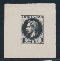 Epreuve En Noir Du N°24 Avec Valeur "0" - Petit Format - TB - Unused Stamps