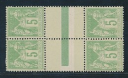N°106a - 2 Paire Verticales  - TB - 1876-1878 Sage (Type I)