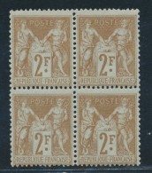 N°105 - Bloc De 4 - 1 Ex * - Frais - TB - 1876-1878 Sage (Type I)