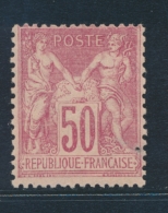 N°104 - 50c Rose - 1 Point Noir Sinon TB - 1876-1878 Sage (Type I)