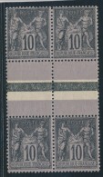 N°103b - Paire Vertic. - TB - 1876-1878 Sage (Type I)