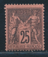 N°91 - Jolie Nuance - Signé Brun - TB - 1876-1878 Sage (Type I)