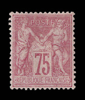 N°81 - 75c Rose - TB Centrage - Signé Scheller - TB - 1876-1878 Sage (Type I)