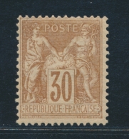 N°80 - 30c Brun Jaune - TB - 1876-1878 Sage (Type I)