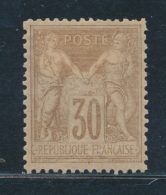 N°80 - 30c Brun Jaune - TB - 1876-1878 Sage (Type I)
