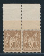 N°80 - Paire - BDF Intégral - TB - 1876-1878 Sage (Type I)