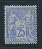 N°78 - 25c Outremer - Signé Calves - TB/SUP - 1876-1878 Sage (Type I)