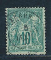 N°76 - 10c Vert - TB - 1876-1878 Sage (Type I)