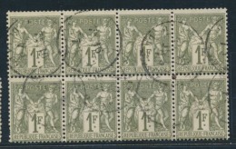 N°72 - Bloc De 8 - TB - 1876-1878 Sage (Typ I)