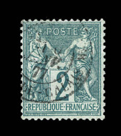 N°62 - 2c Vert - TB - 1876-1878 Sage (Type I)