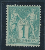 N°61 - Trace Légère - TF - TB - 1876-1878 Sage (Type I)