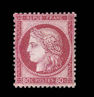 N°57b - 80c Carmin Vif - Signé Calves - TB - 1871-1875 Cérès