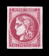 N°49 - Rose Vif - TB - 1870 Emission De Bordeaux