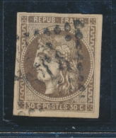 N°47 - Obl. GC - Belles Marges - TB - 1870 Bordeaux Printing