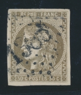 N°47 - 30c Brun - TB - 1870 Bordeaux Printing