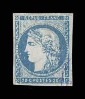 N°44A - Petites Marges - Sinon TB - 1870 Bordeaux Printing